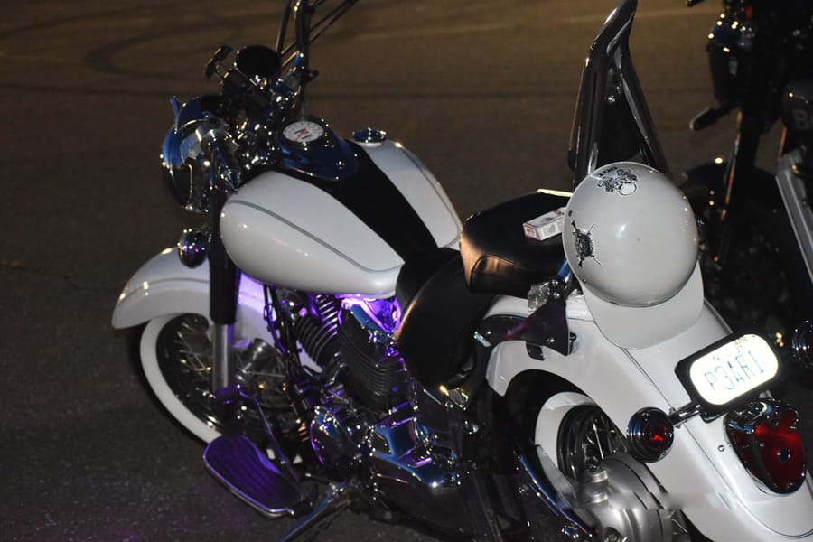 Sportbike parked on the lot at Bike Night on Highway 601 in Davie County