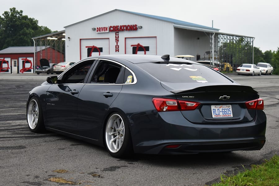 Graffiti wrapped Dodge Charger at the Friday night car meet on Highway 601