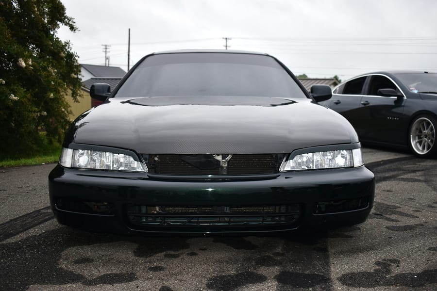 Turbo Honda EG hatch at the Friday night Honda meet on Highway 601 in Davie County